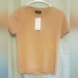 Quince 100% Mongolian cashmere short sleeved sweater